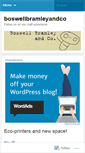 Mobile Screenshot of boswellbramleyandco.wordpress.com