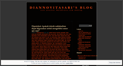 Desktop Screenshot of diannovitasari.wordpress.com