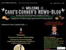 Tablet Screenshot of casescorner.wordpress.com