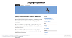 Desktop Screenshot of gilbjergfuglestation.wordpress.com
