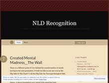 Tablet Screenshot of nldrecognition.wordpress.com