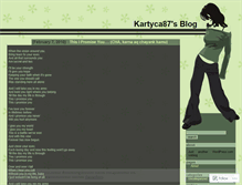 Tablet Screenshot of kartyca87.wordpress.com