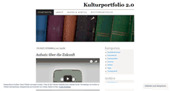 Desktop Screenshot of kulturportfolio.wordpress.com