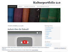 Tablet Screenshot of kulturportfolio.wordpress.com