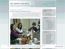 Tablet Screenshot of mopscrafts.wordpress.com