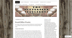 Desktop Screenshot of butterbeercauldron.wordpress.com