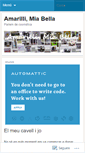 Mobile Screenshot of amarillimiabella.wordpress.com