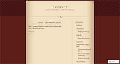 Desktop Screenshot of davesnot.wordpress.com