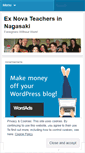 Mobile Screenshot of exnovateachersinnagasaki.wordpress.com