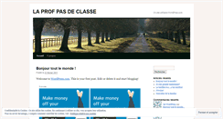 Desktop Screenshot of laprofpasdeclasse.wordpress.com