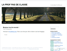 Tablet Screenshot of laprofpasdeclasse.wordpress.com