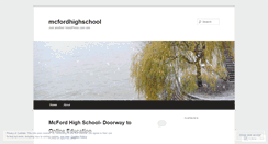 Desktop Screenshot of mcfordhighschool.wordpress.com