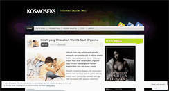 Desktop Screenshot of kosmoseks.wordpress.com