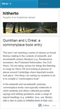 Mobile Screenshot of davidhitherto.wordpress.com