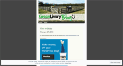 Desktop Screenshot of greenlivery.wordpress.com