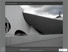Tablet Screenshot of lensoryperception.wordpress.com