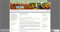 Desktop Screenshot of nuclearwarriorsofcp.wordpress.com