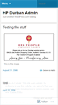 Mobile Screenshot of hpdurbanadmin.wordpress.com