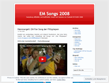 Tablet Screenshot of emsongs08.wordpress.com