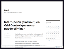 Tablet Screenshot of outon.wordpress.com