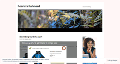 Desktop Screenshot of forvirrahalvnerd.wordpress.com