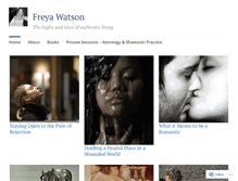 Tablet Screenshot of freyawatson.wordpress.com