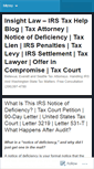 Mobile Screenshot of insightlawfirm.wordpress.com