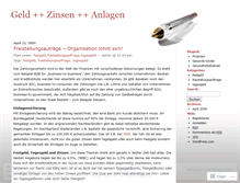 Tablet Screenshot of geldzinsenanlagen.wordpress.com