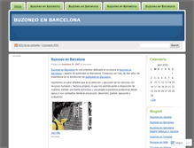 Tablet Screenshot of buzoneoenbarcelona.wordpress.com