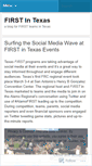 Mobile Screenshot of firsttexas.wordpress.com