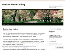 Tablet Screenshot of mountainmommasblog.wordpress.com