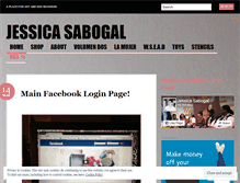 Tablet Screenshot of jessicasabogal.wordpress.com
