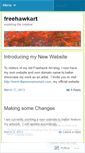 Mobile Screenshot of freehawkart.wordpress.com