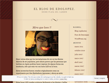 Tablet Screenshot of edolopez.wordpress.com