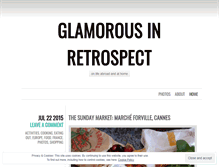 Tablet Screenshot of glamorousinretrospect.wordpress.com