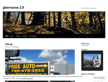 Tablet Screenshot of gbernaras.wordpress.com