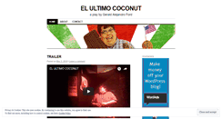 Desktop Screenshot of elultimococonut.wordpress.com