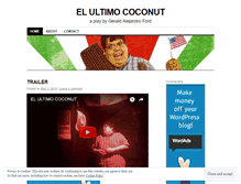 Tablet Screenshot of elultimococonut.wordpress.com