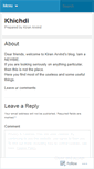 Mobile Screenshot of kichdii.wordpress.com