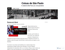 Tablet Screenshot of coisasdesaopaulo.wordpress.com
