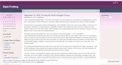 Desktop Screenshot of diplotrotter.wordpress.com