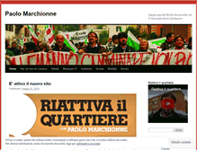 Tablet Screenshot of marchionne.wordpress.com