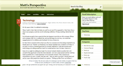 Desktop Screenshot of matthewtrent.wordpress.com