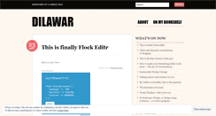 Desktop Screenshot of dilawar.wordpress.com