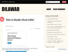 Tablet Screenshot of dilawar.wordpress.com