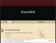 Tablet Screenshot of poetrybird.wordpress.com
