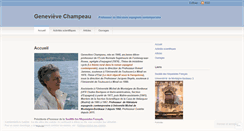 Desktop Screenshot of gchampeau.wordpress.com