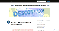 Desktop Screenshot of desconfiados.wordpress.com