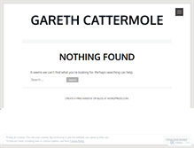 Tablet Screenshot of garethcattermole.wordpress.com
