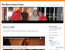 Tablet Screenshot of markbeauchamp.wordpress.com